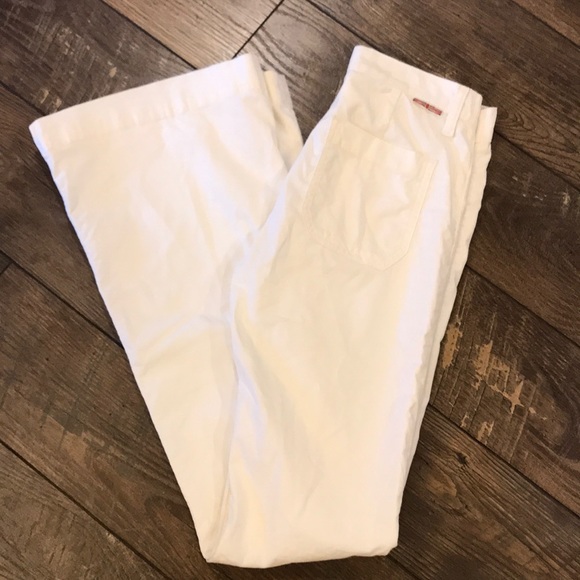 Hudson Jeans Denim - Hudson Jeans High Waisted White Bell Bottoms